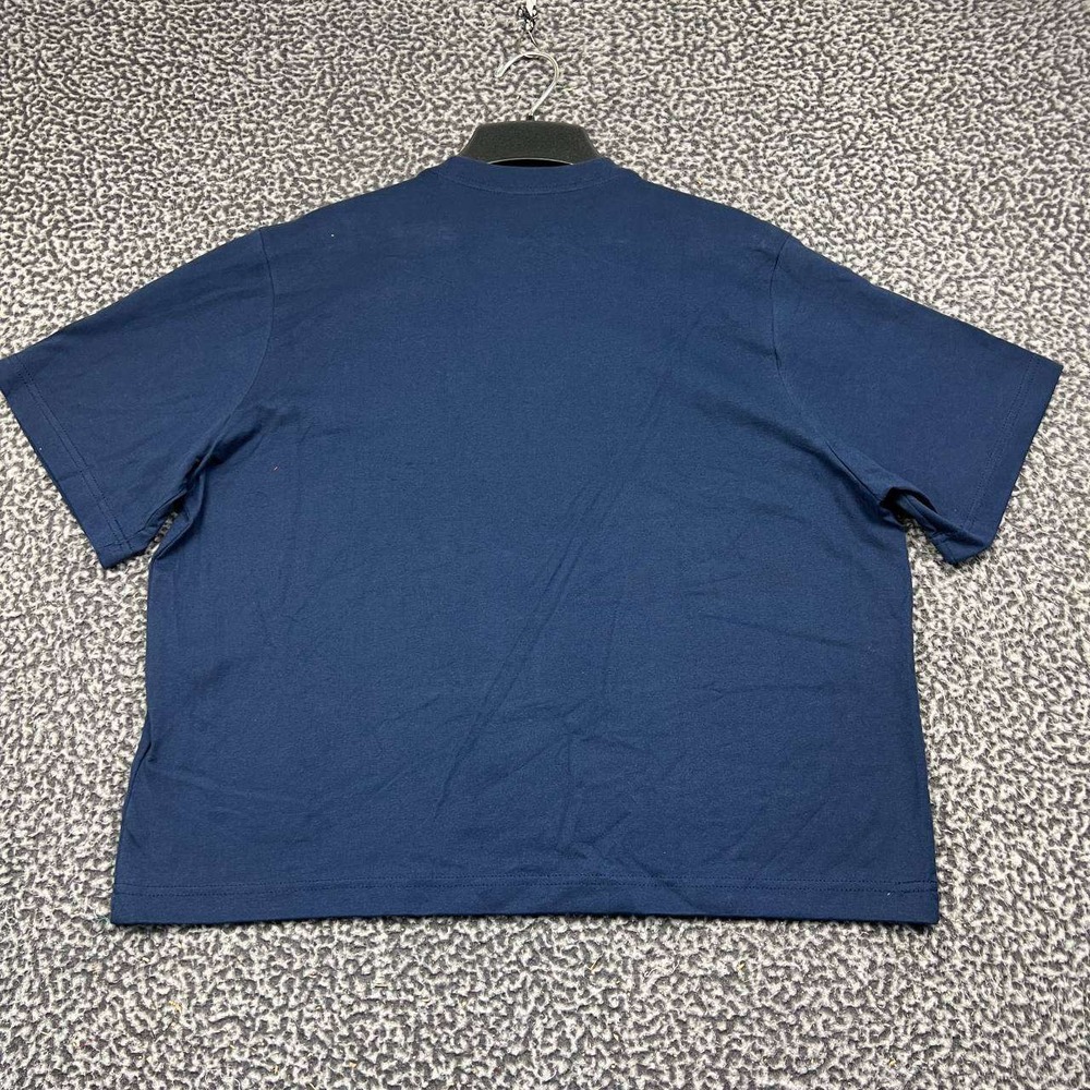 Air Jordan Michigan Wolverines Shirt Women Medium Navy Blue Pocket Cotton New M - Picture 2 of 7